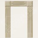 Наличник на дверь фрезерованный с декоративными накладками 007