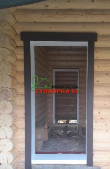 Наличник на дверь прямой с выпуском