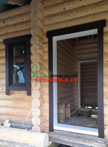 Наличник на дверь прямой с выпуском