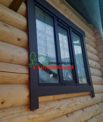 Наличник на окно прямой с выпуском