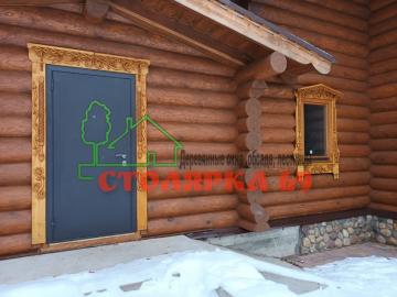 Наличник на дверь прямой с выпуском