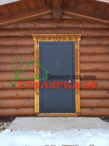 Наличник на дверь прямой с выпуском