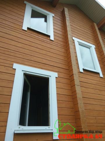 Наличник на окно прямой с выпуском