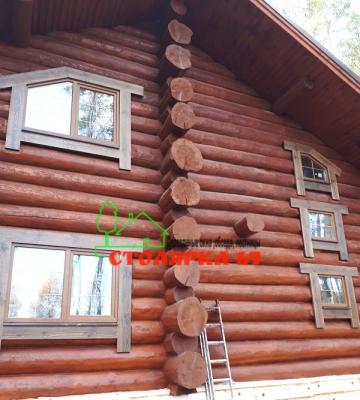 Наличник на окно прямой с выпуском