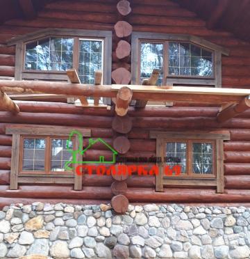 Наличник на окно прямой с выпуском