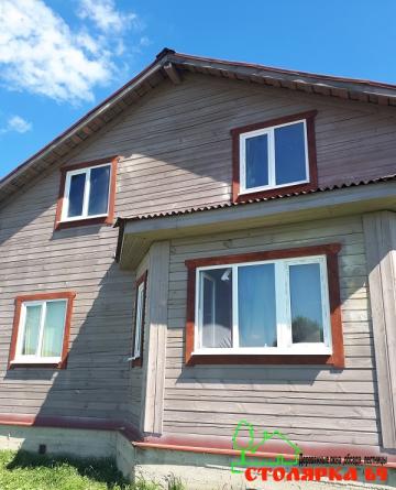 Наличник с выпуском и срезом выпуска наружу