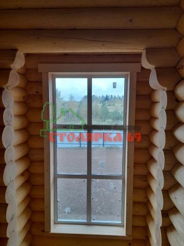 Наличник на окно прямой с выпуском