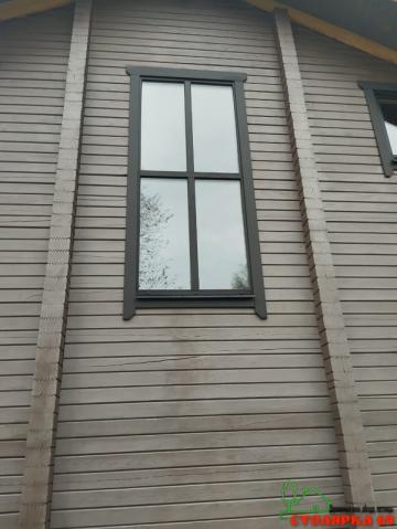 Наличник с выпуском и срезом выпуска внутрь