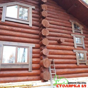 Наличник на окно прямой с выпуском