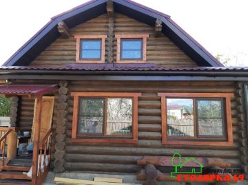 Наличник на окно прямой с выпуском