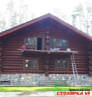 Наличник на окно прямой с выпуском